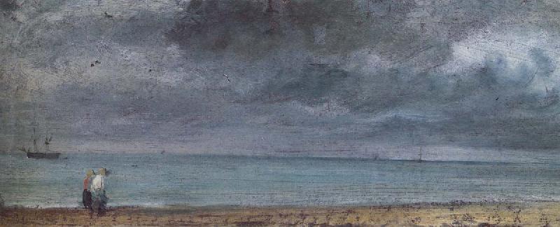 John Constable Brighton Beach 12 june 1824 oil painting image